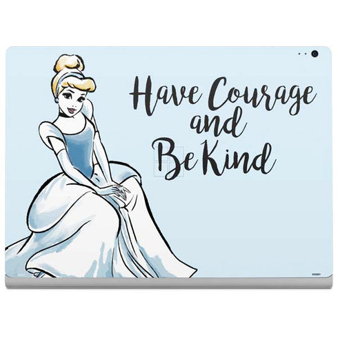 Disney Princess Cinderella Have Courage and Be Kind Art Surface Book 2 15in Skin